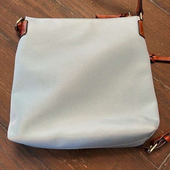 Dooney & Bourke Nylon Crossbody.  Pale Blue. - Picture 6 of 11